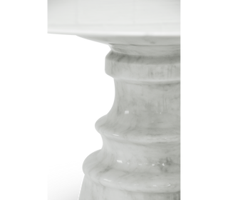 Pietra Round Classic Estremoz Marble Dining Table