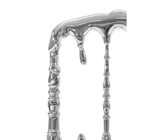 Emporium Silver Surrealist Cast Aluminium Luxury Chair