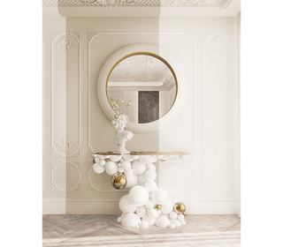 Newton Consoles Azulejo Sculptural Entryways Cabinet Table