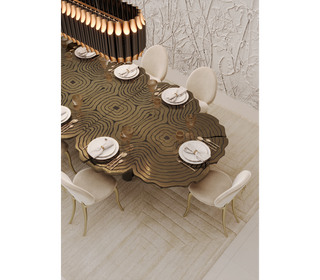 Fortuna Sculptural Dining Table