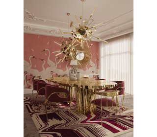 Fortuna Sculptural Dining Table