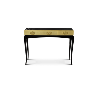 Trinity Consoles Luxury Carved Entryways Cabinet Table