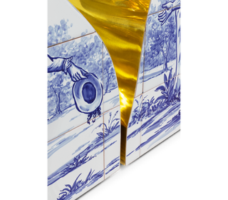 Lapiaz Consoles Azulejo Karst Sculpture Entryways Cabinet Table