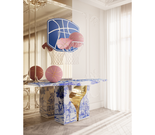 Lapiaz Consoles Azulejo Karst Sculpture Entryways Cabinet Table