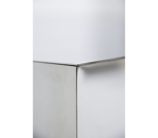 Lapiaz Cracked Stone Mirrored Luxury Nightstand