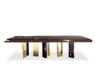 Empire Poplar Root Dining Table