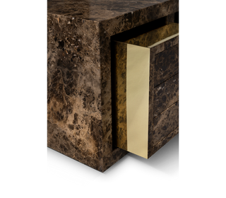 Lapiaz Karst Stone Marble Luxury Executive Desk