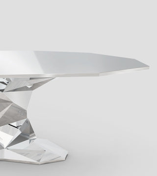 Bonsai Dining Table with Minimalism & Personalized Faceted Dining Table