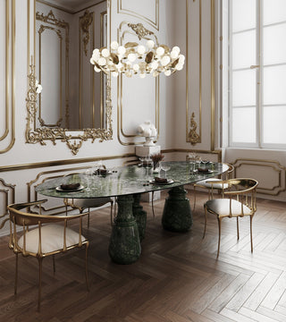 Pietra Oval XL Marble Dining Table