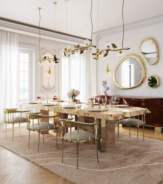 Empire Poplar Root Dining Table