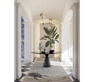 Pietra Square Marble Dining Table