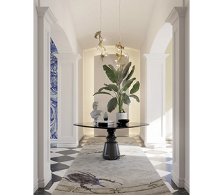Pietra Square Marble Dining Table
