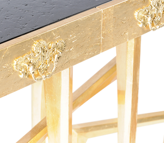 Metropolis Consoles Gilded Modern Entryways Cabinet Table