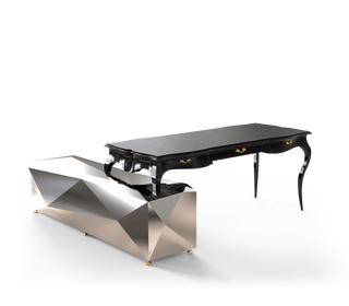 Boulevard Diamond Classic Modern Executive Desk