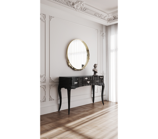 York Consoles with Classic High Gloss Entryways Cabinet Table
