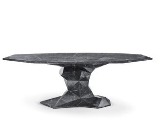 Bonsai Dining Table with Minimalism & Personalized Faceted Dining Table