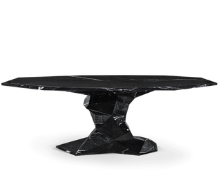 Bonsai Dining Table with Minimalism & Personalized Faceted Dining Table