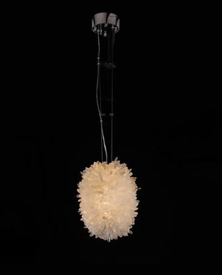 Clear Geode Quartz Crystal Chandelier Pendant