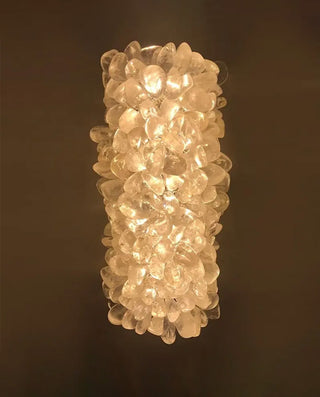 Geode Quartz Crystal Wall Light