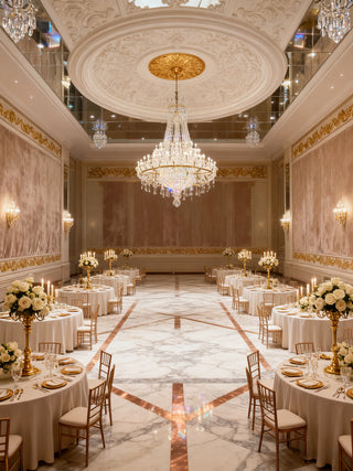 Round Crystal Chandelier for Wedding Hall 118"W 98"H