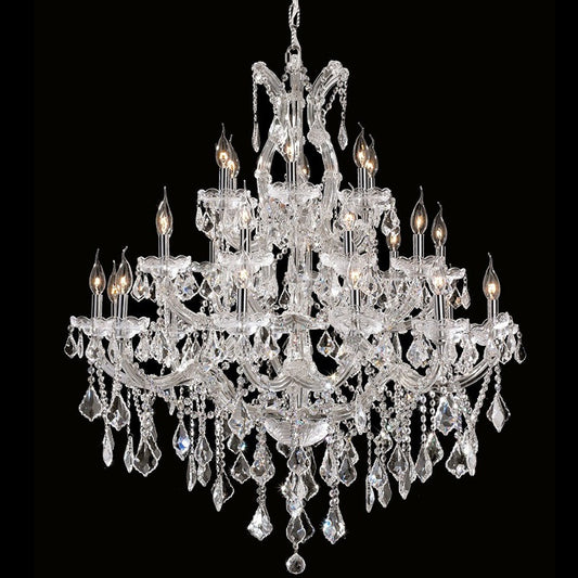 37'' Big Chandelier 28 Lights Maria Theresa Crystal Chandelier for Living Room MT01L28C
