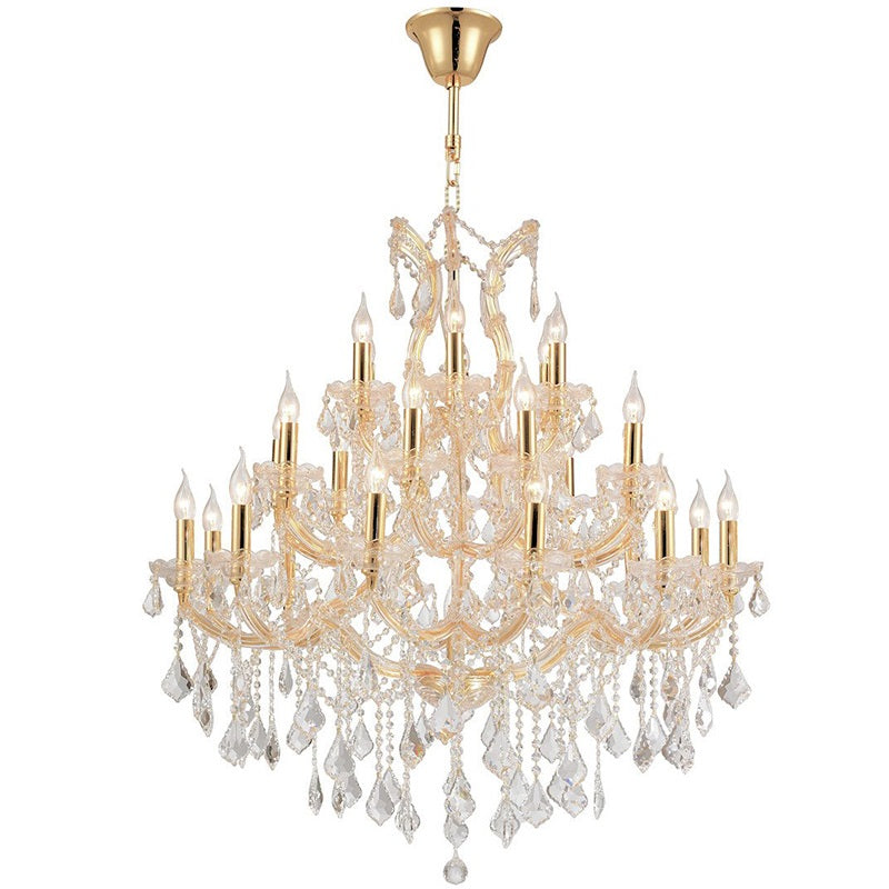 37'' Big Chandelier 28 Lights Maria Theresa Crystal Chandelier for Living Room MT01L28C